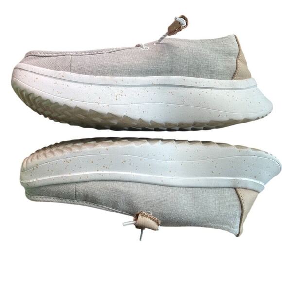 Hey Dude Wendy Peak Woven Women's Casual Shoes Beige Size 9 - Picture 5 of 8